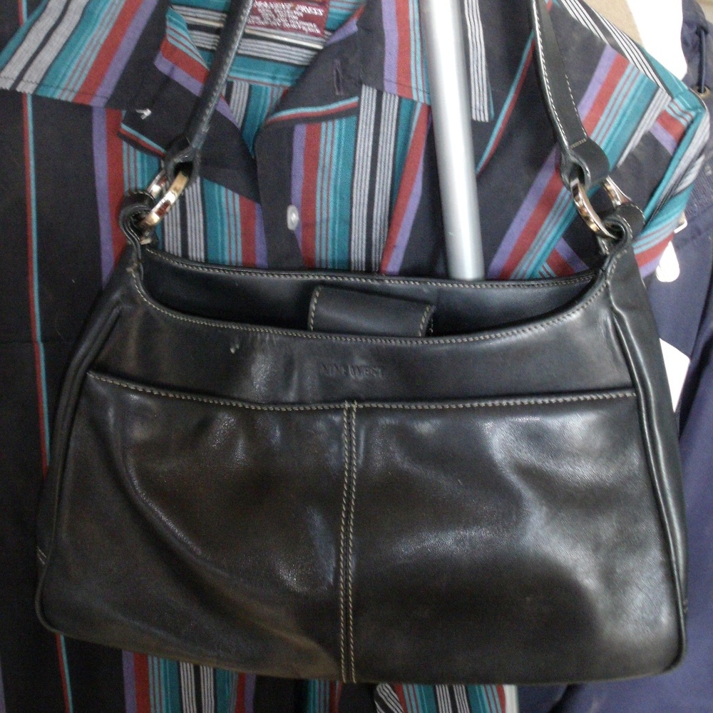 Nine West Black Leather Purse